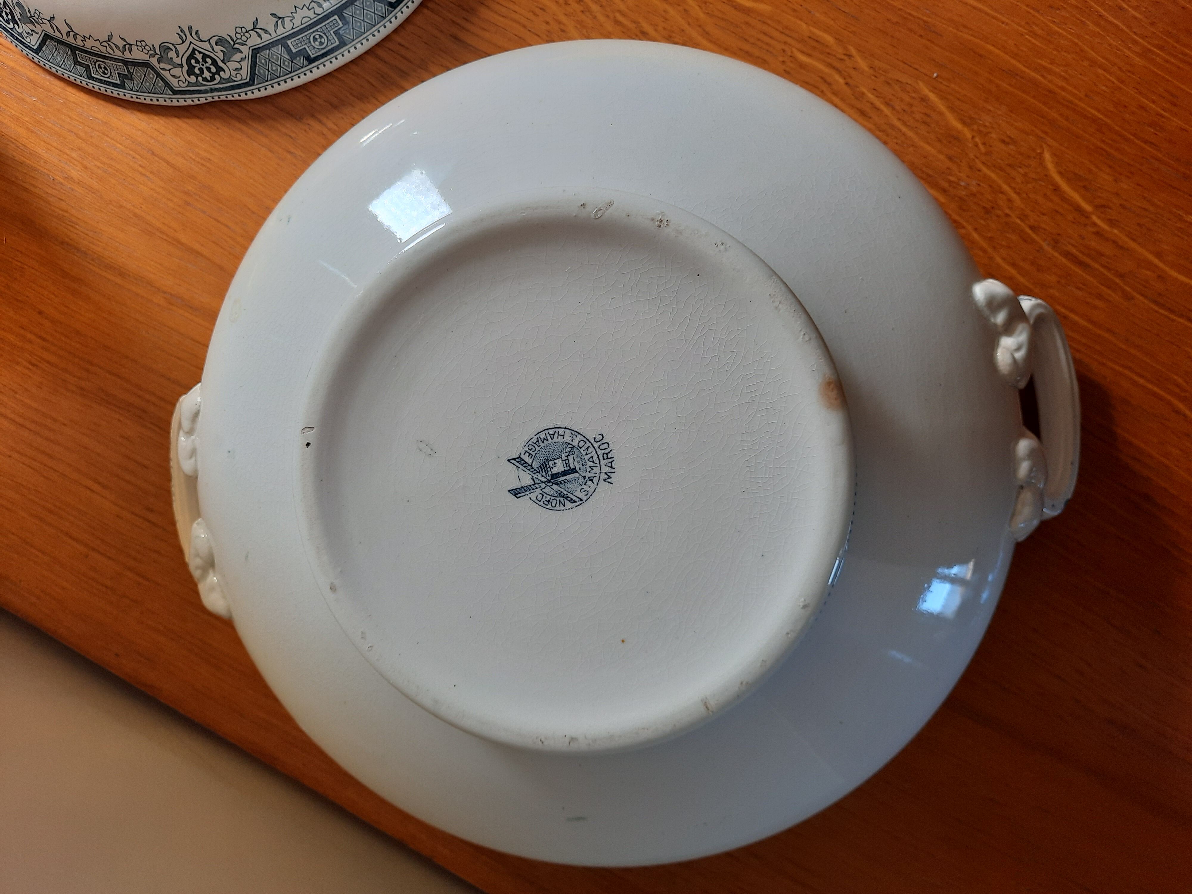 Iron earth soup tureen