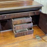 Nineteenth-century English mahogany scriban