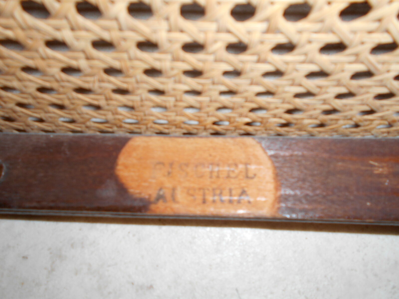 Fischel art nouveau bench in bentwood
