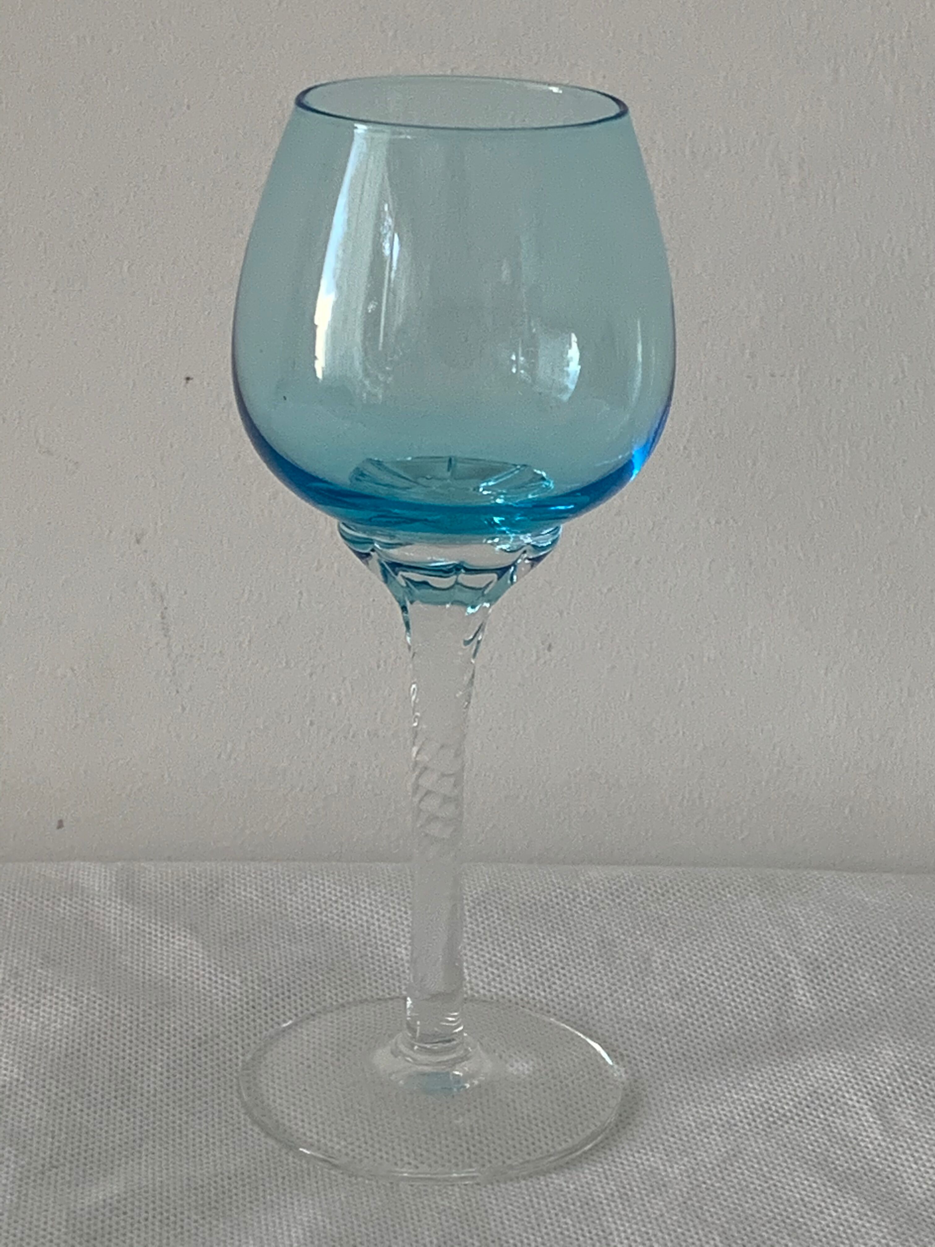 6 colorful murano glasses 1970