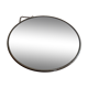 Round barber mirror 28.5 cm vintage 1960
