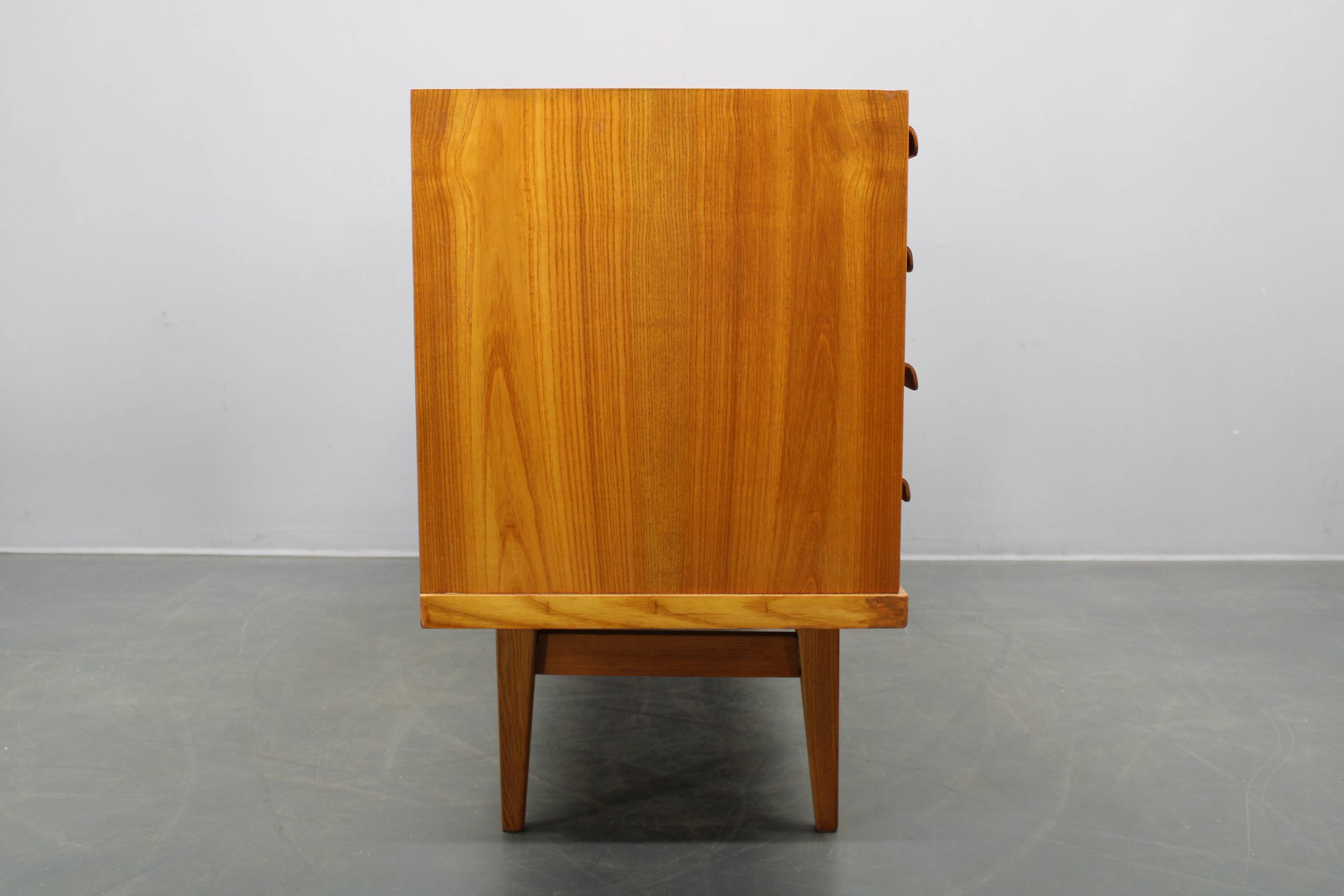 Mid-century teak and maple sideboard, Czechoslovakia, 1960s