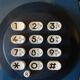 Vintage blue wall phone