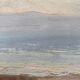 Painting bifacial view orientalist and mediterranean landscape signed mid-XX°
