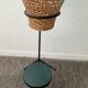Vintage metal tripod plant holder and formica 60s