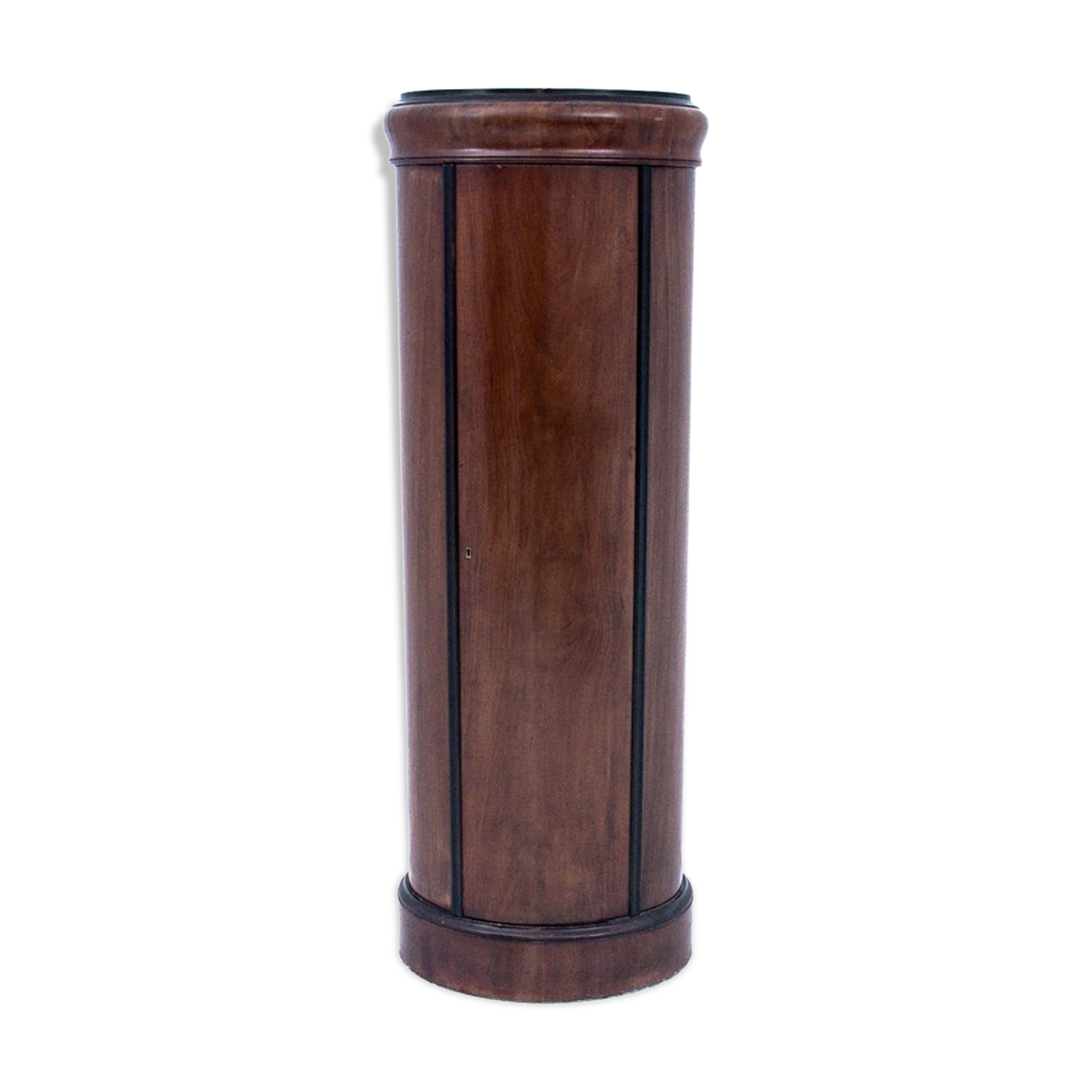 Bollard cabinet, Northern Europe, Biedermeier. Antique.