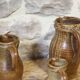 Trio of stoneware jugs from Puisaye - Daniel Auger