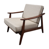 Fauteuil danois en teck des années 60