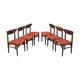 Set of six rosewood chairs, Danish design, 1970s,  Skovby Møbelfabrik