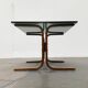 Set of 3 Norwegian Mi-Century Style Siesta Lounge Chairs and Glass Side Table by Ingmar Relling for Westnofa