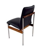 6 vintage rosewood dining chairs by C. Denekamp for Thereca