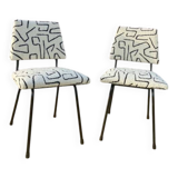 Paire de chaises vintage restaurées