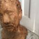 Vintage sculpted head to pose