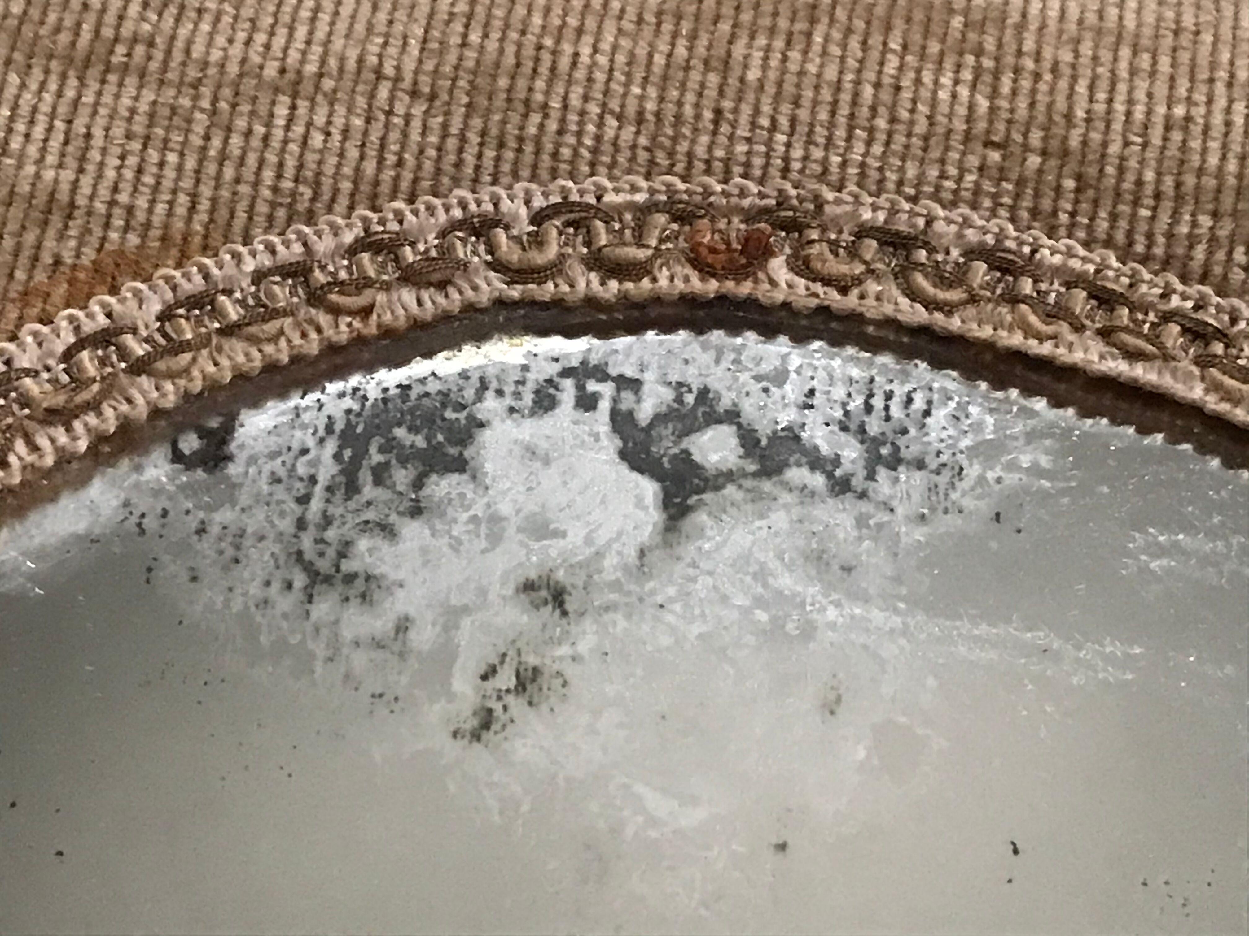 Vintage velvet mirror 31x31