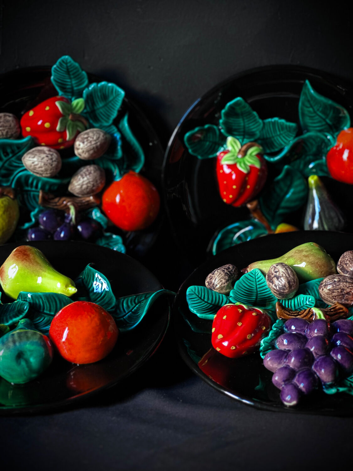 Vallauris barbotine plate Albert Ferlay