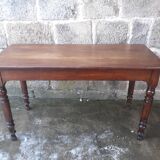 Wooden bistro table, legs turned 125 cm