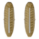 Pair of Modern Murano Glass Gold Leaf Sconces