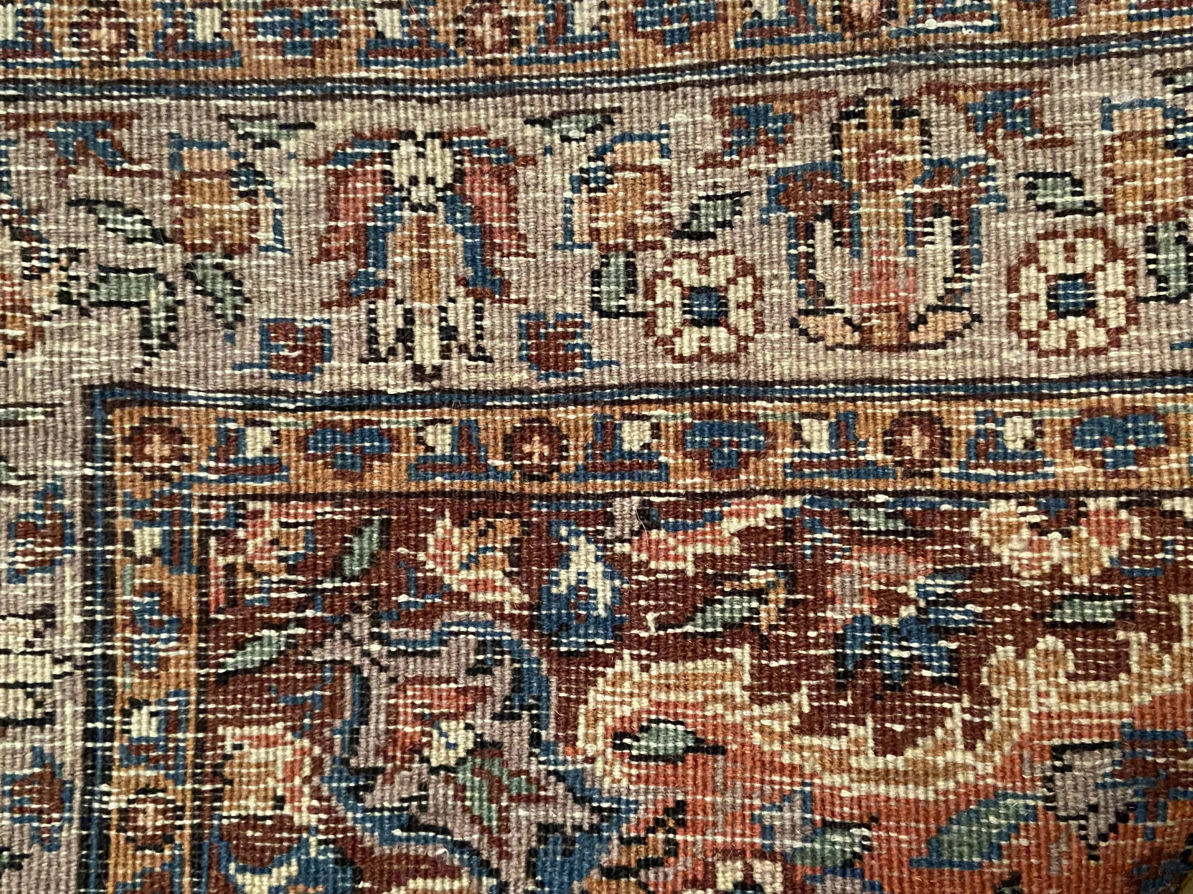 Paire de tapis persan Ghoum en laine 102x65cm