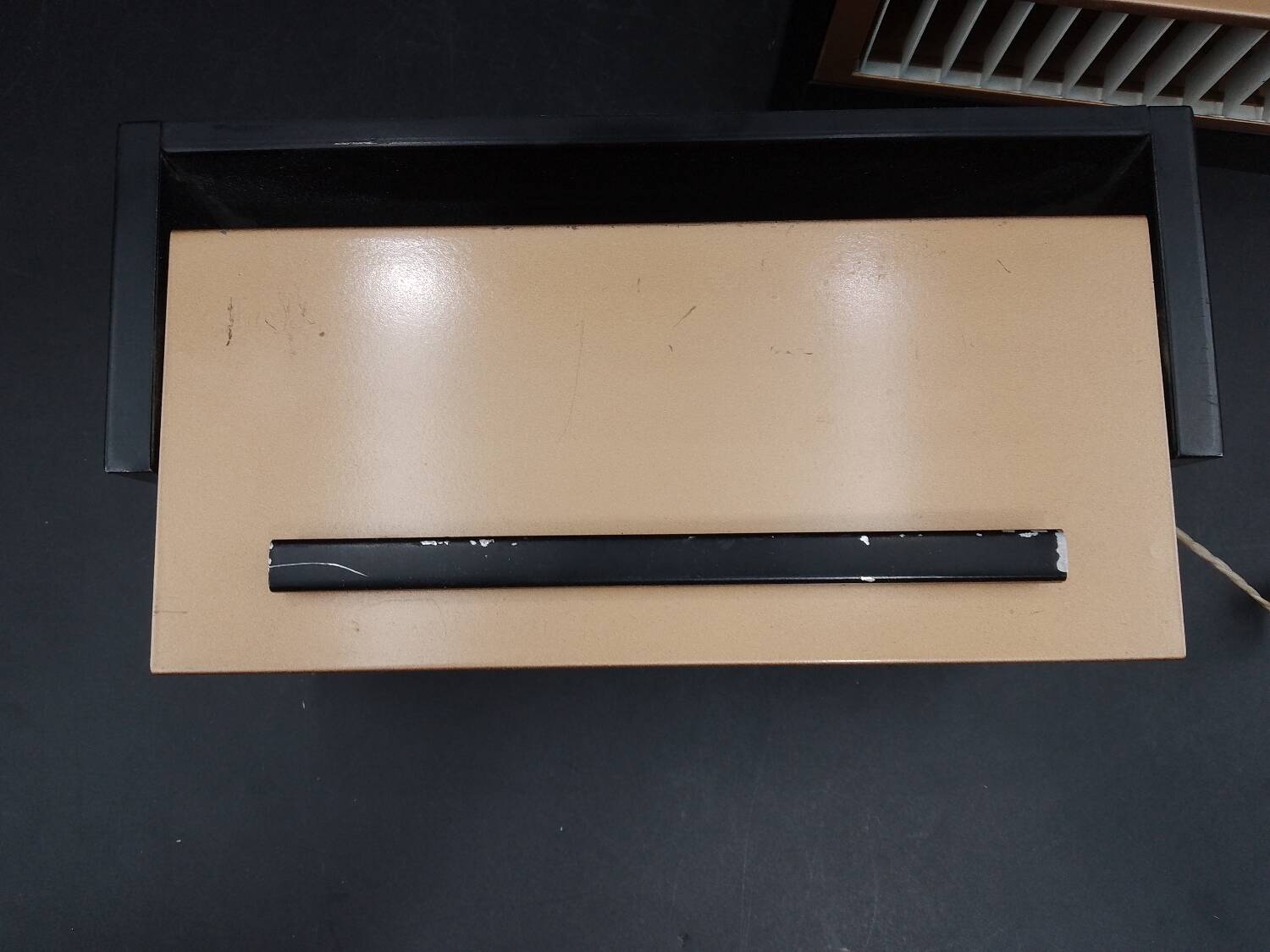 Pair of metal and brass bedside wall lights by Paul Neuhaus, Germany, 1950s Bauhaus