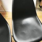 Set of 4 DSR chairs, Charles & Ray Eames