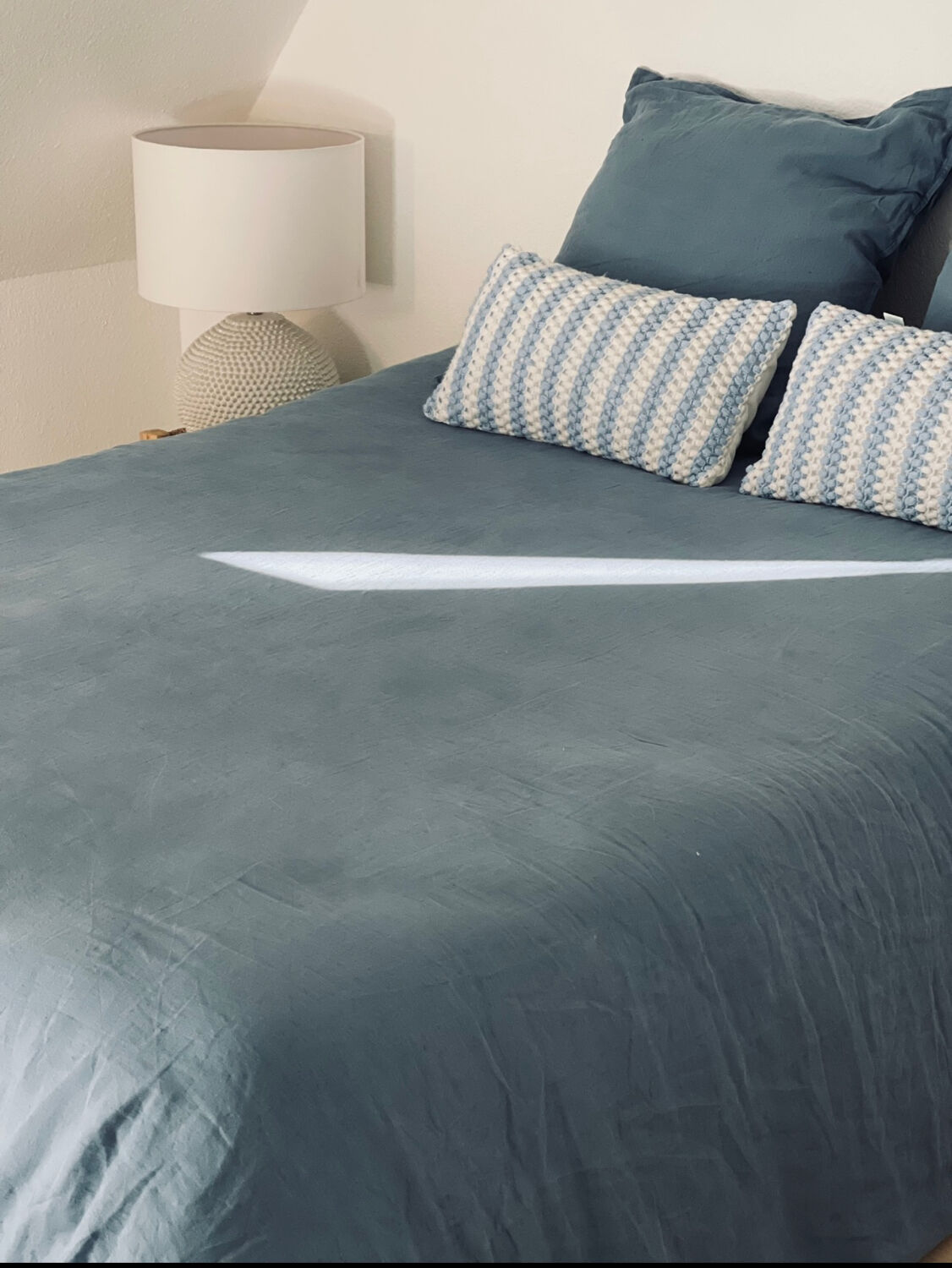 Vintage crochet cushion