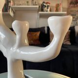 Chandelier céramique artisanale contemporaine