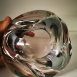 Empty pocket in blown glass 60s 70s