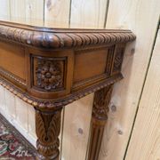Console d'appui – Style Louis XVI – Bois sculpté verni – Début XXe