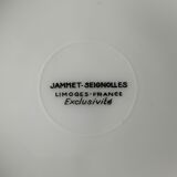 Jammet Seignolles Limoges porcelain and gold cup