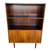 Bibliothèque rétro vintage danoise en palissandre des années 1960
