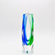 Vase Alessandro Mandruzzato - Murano - Sommerso - Blue & Green - 1960