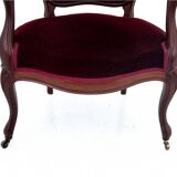 Fauteuil ancien, Europe du Nord, fin 19ème siècle.