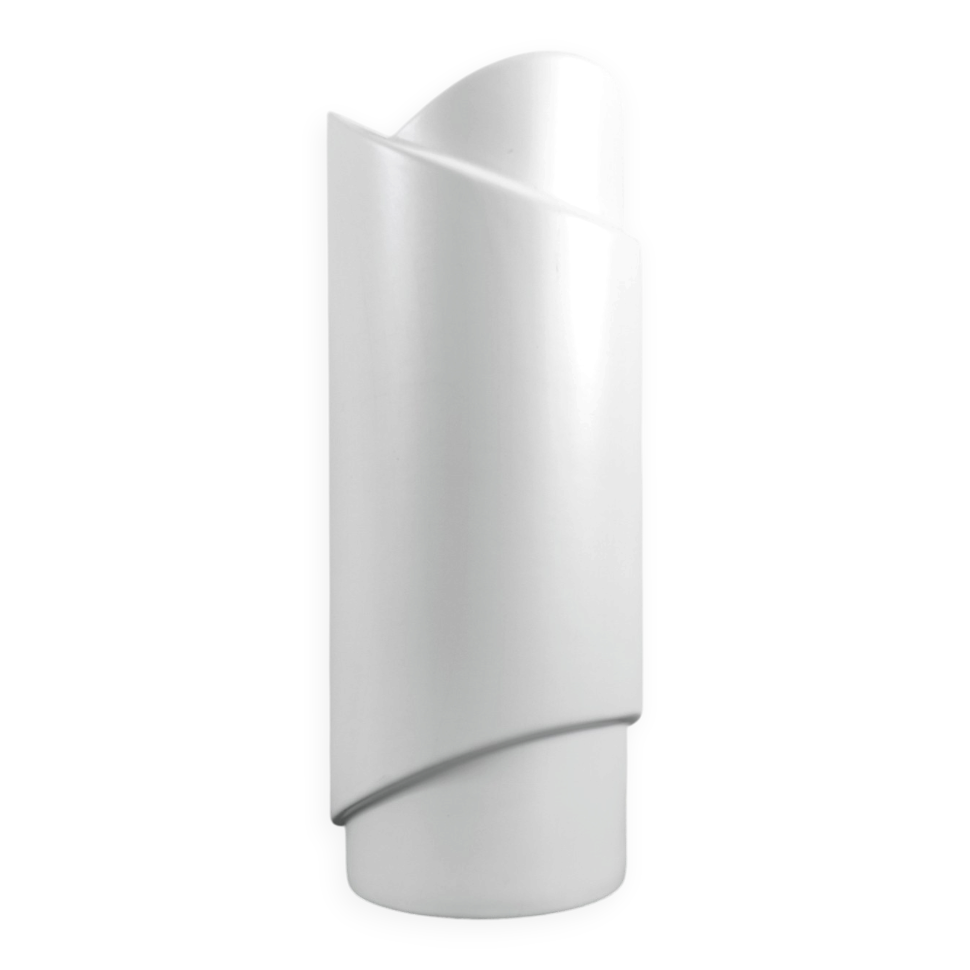 Vase moderniste en céramique blanche – Design Jeroen Bechtold