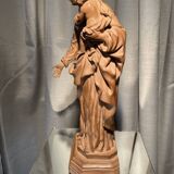 Virgin and child after jean dubois in resin louvre museum