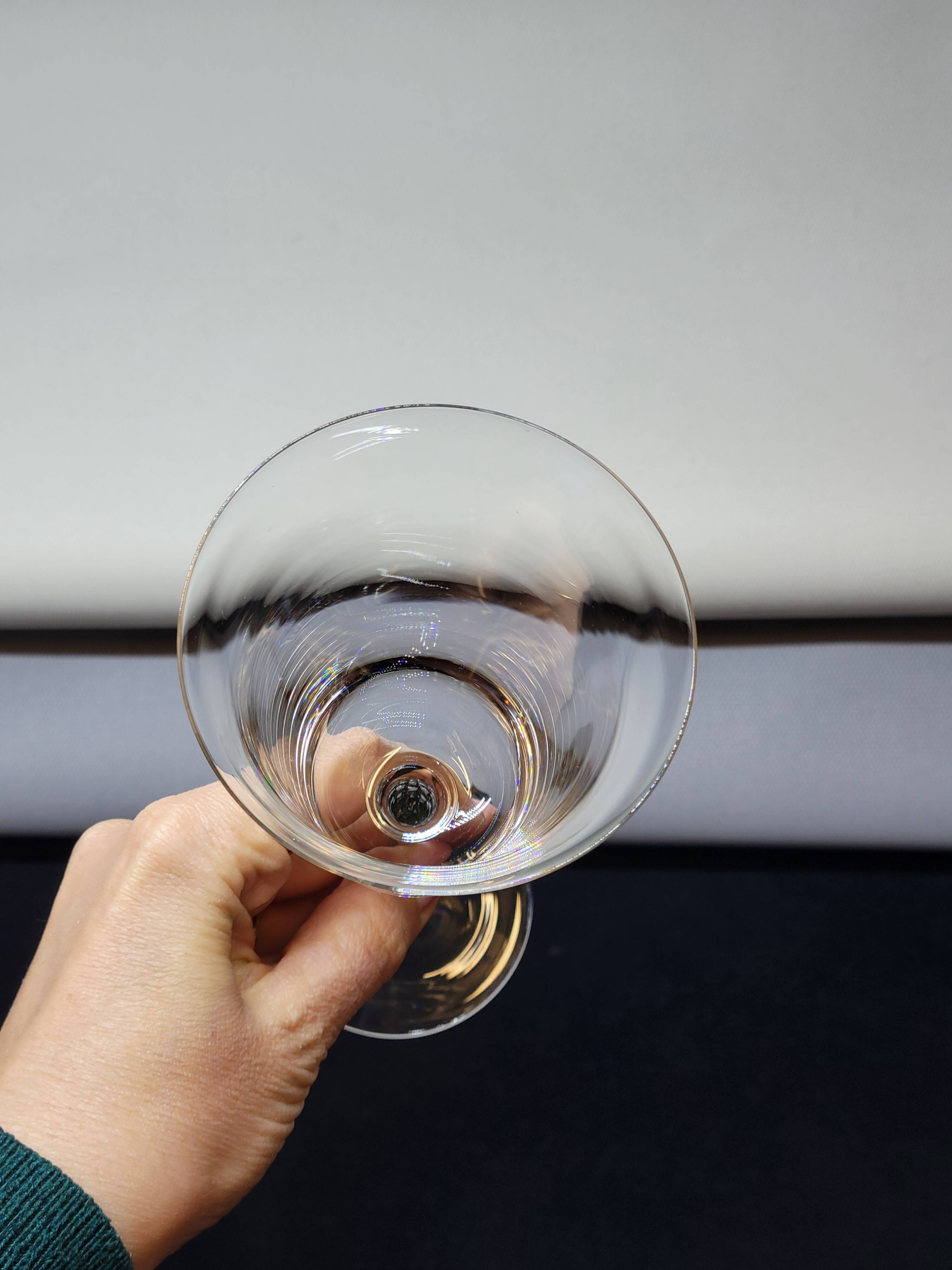 7 Fine Crystal Stemmed Wine or Water Glasses - Baccarat? / Saint Louis?