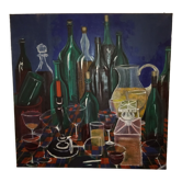 Oil painting on canvas 50s 80/80s