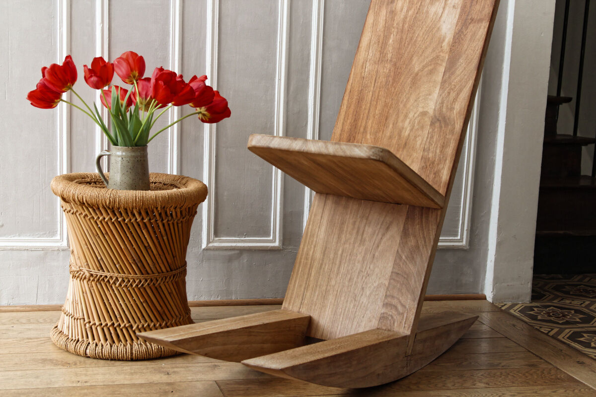 Rocking chair design - minimalist