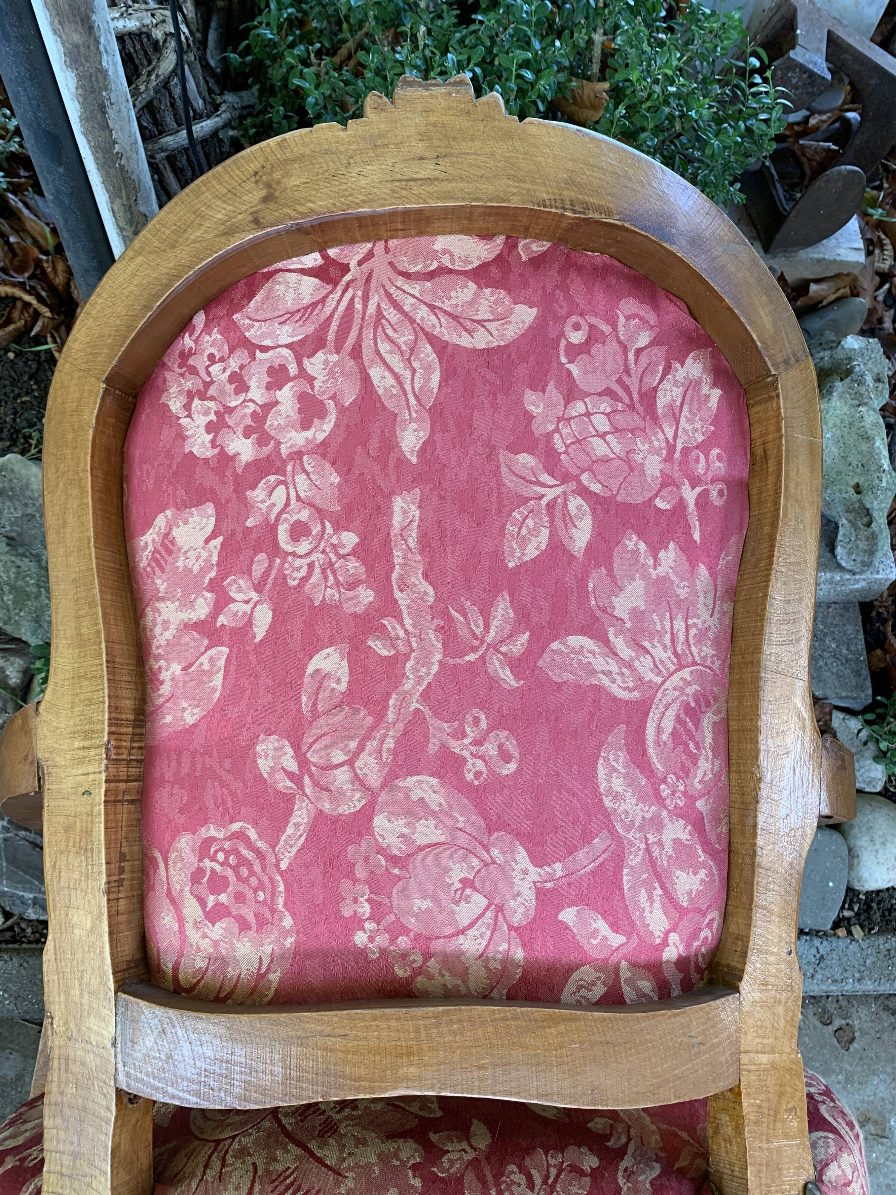 Pair of pink armchairs