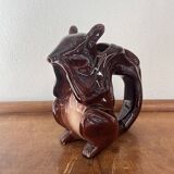 Squirrel ceramic pitcher