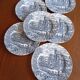 6 English Bursley "The Posthouse" dinner plates