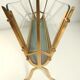Magazine rack brass and glass 1940