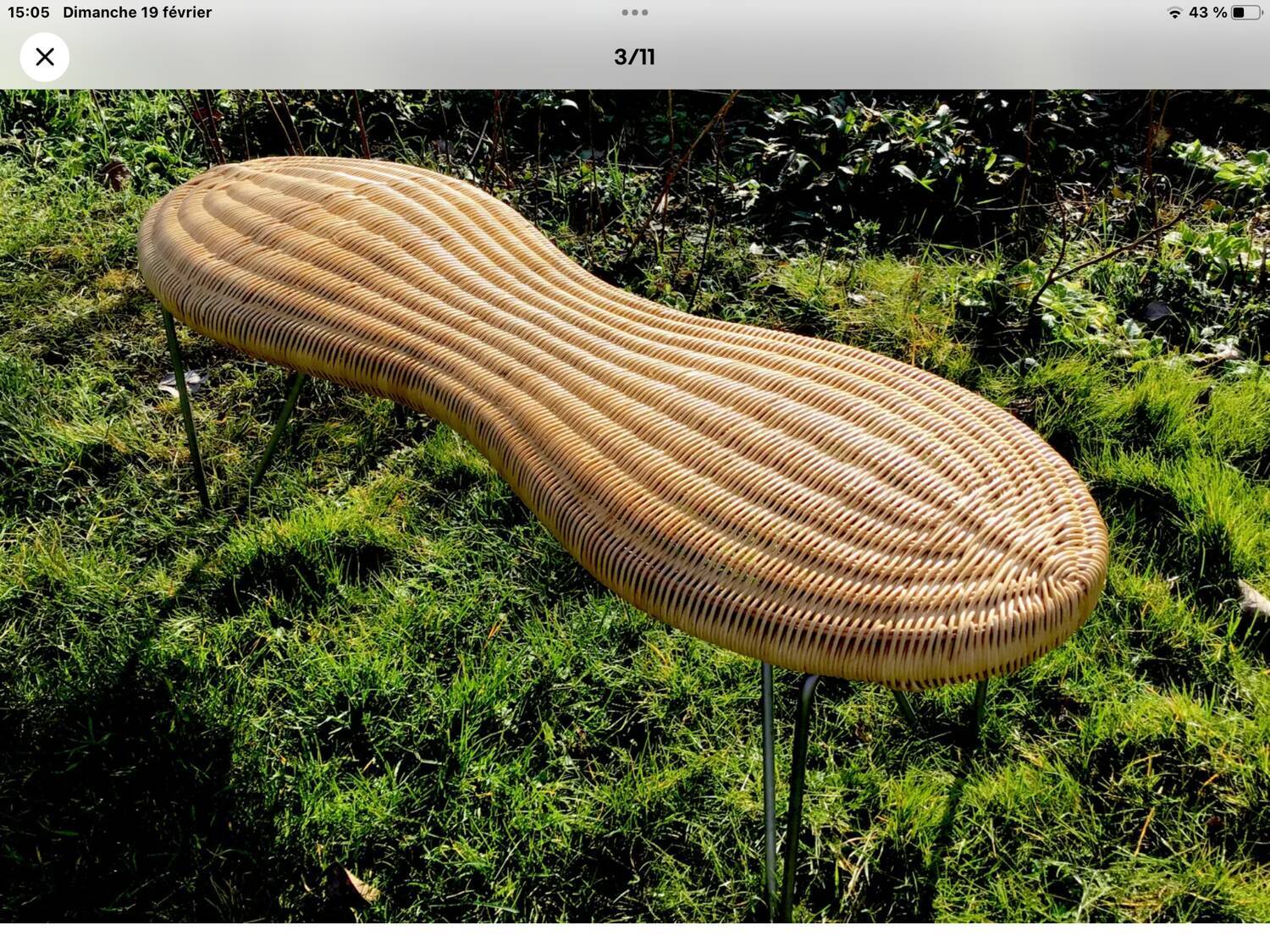 Stool bench peanut ikea