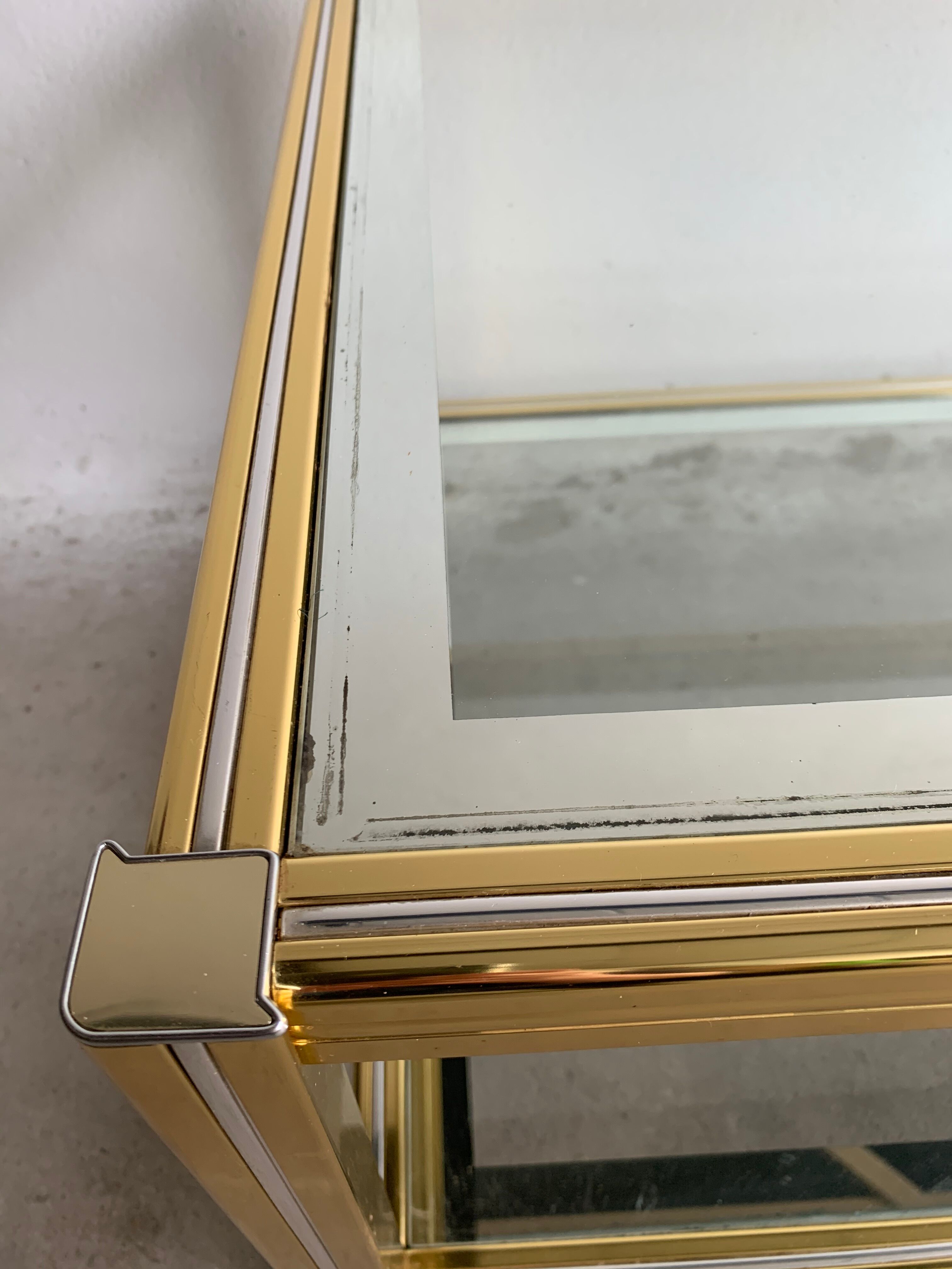 Golden coffee table, 1970s