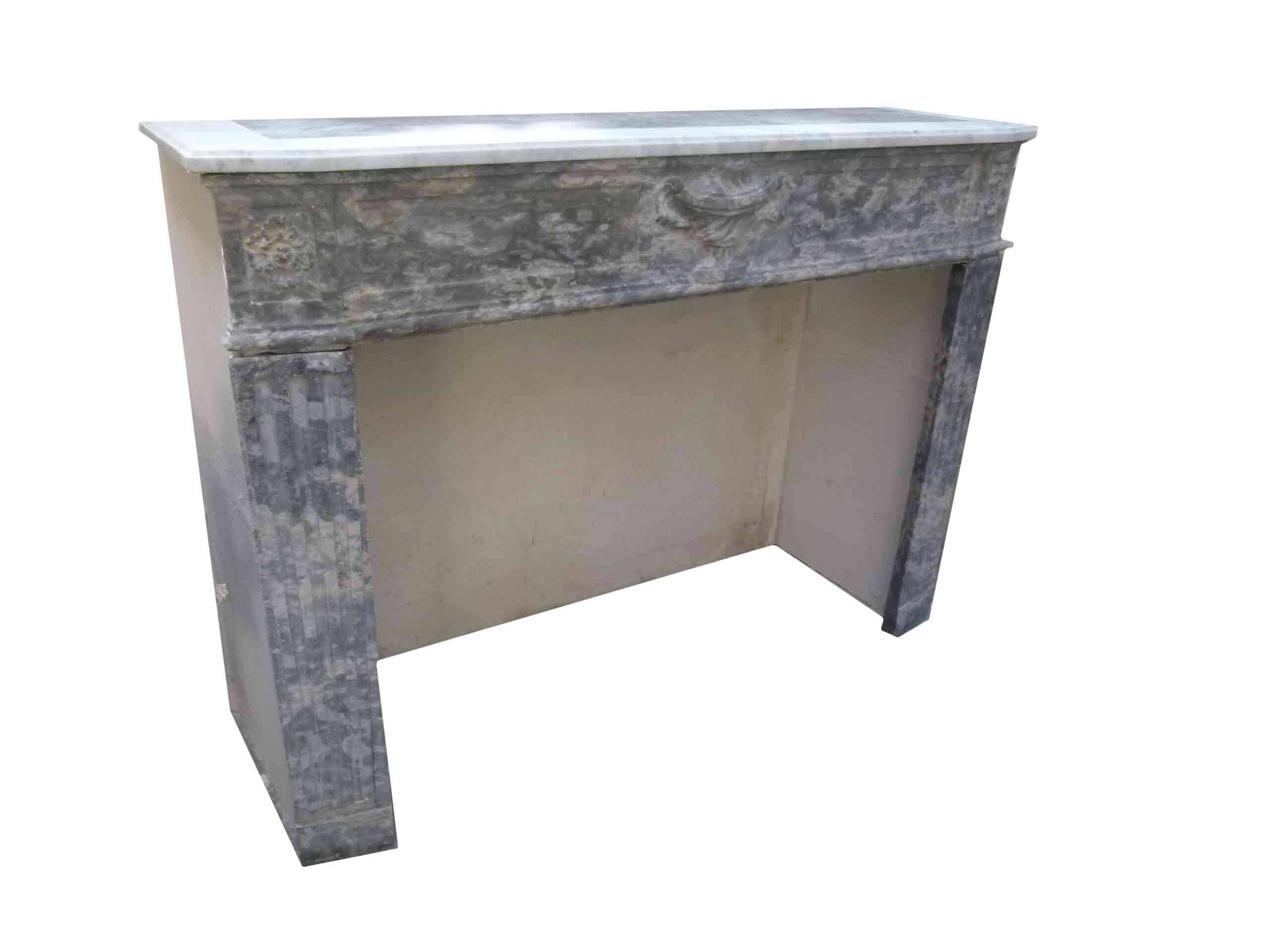 18th century marble fireplace