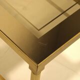 Brass and glass nesting tables