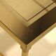 Brass and glass nesting tables