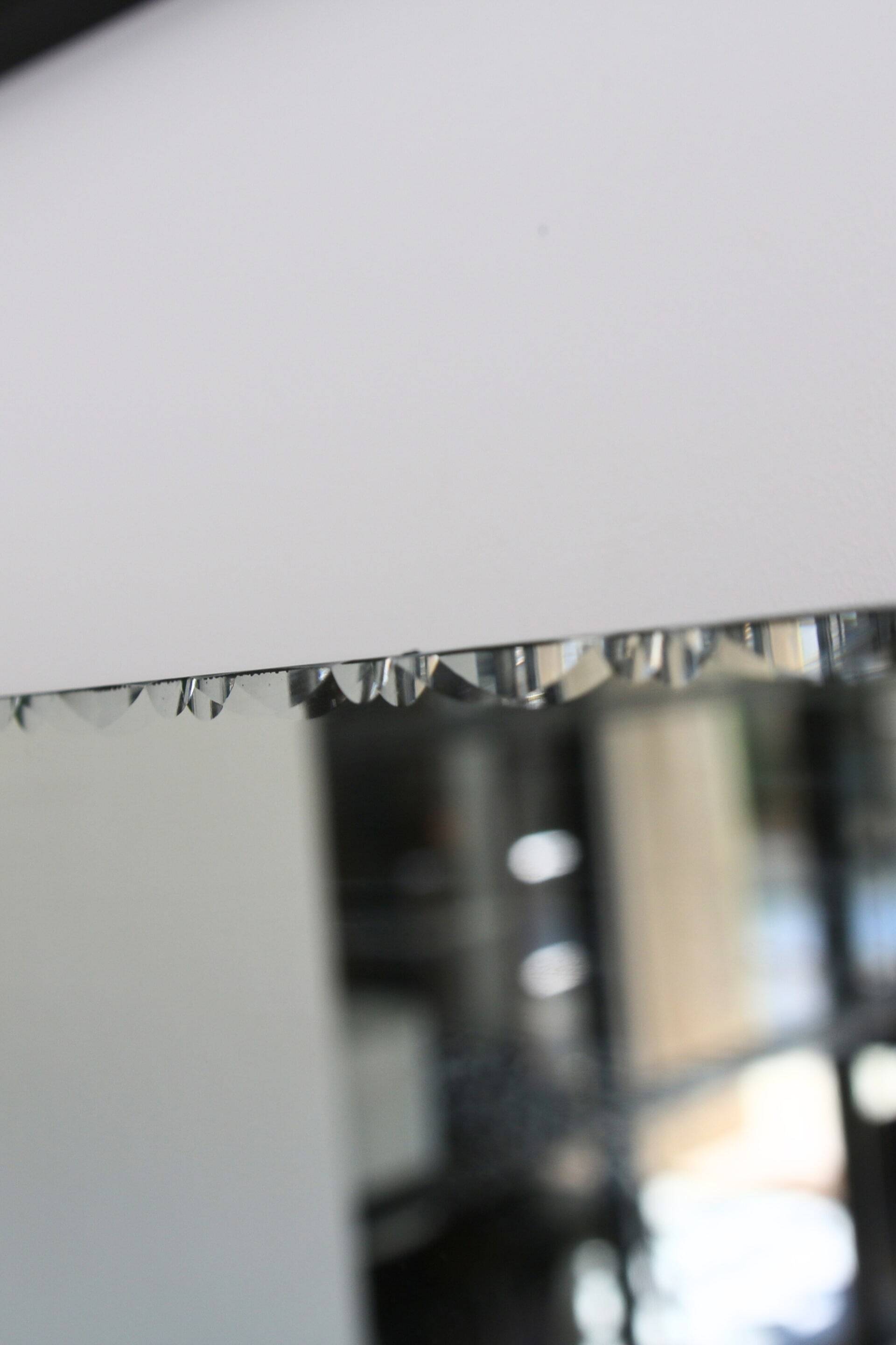 Vintage beveled glass mirror