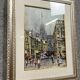 Italian School: oil on canvas mounted on panel circa 1900 view of Milan