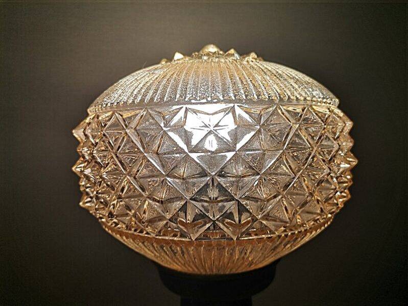 Portuguese tall wooden table lamp