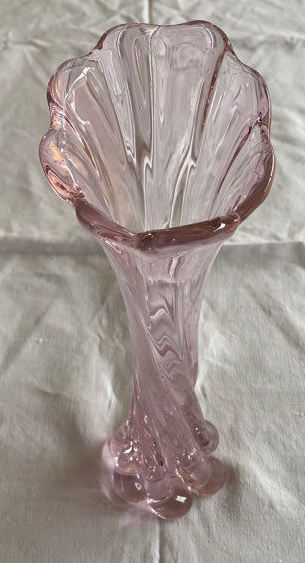 Pink vintage vase